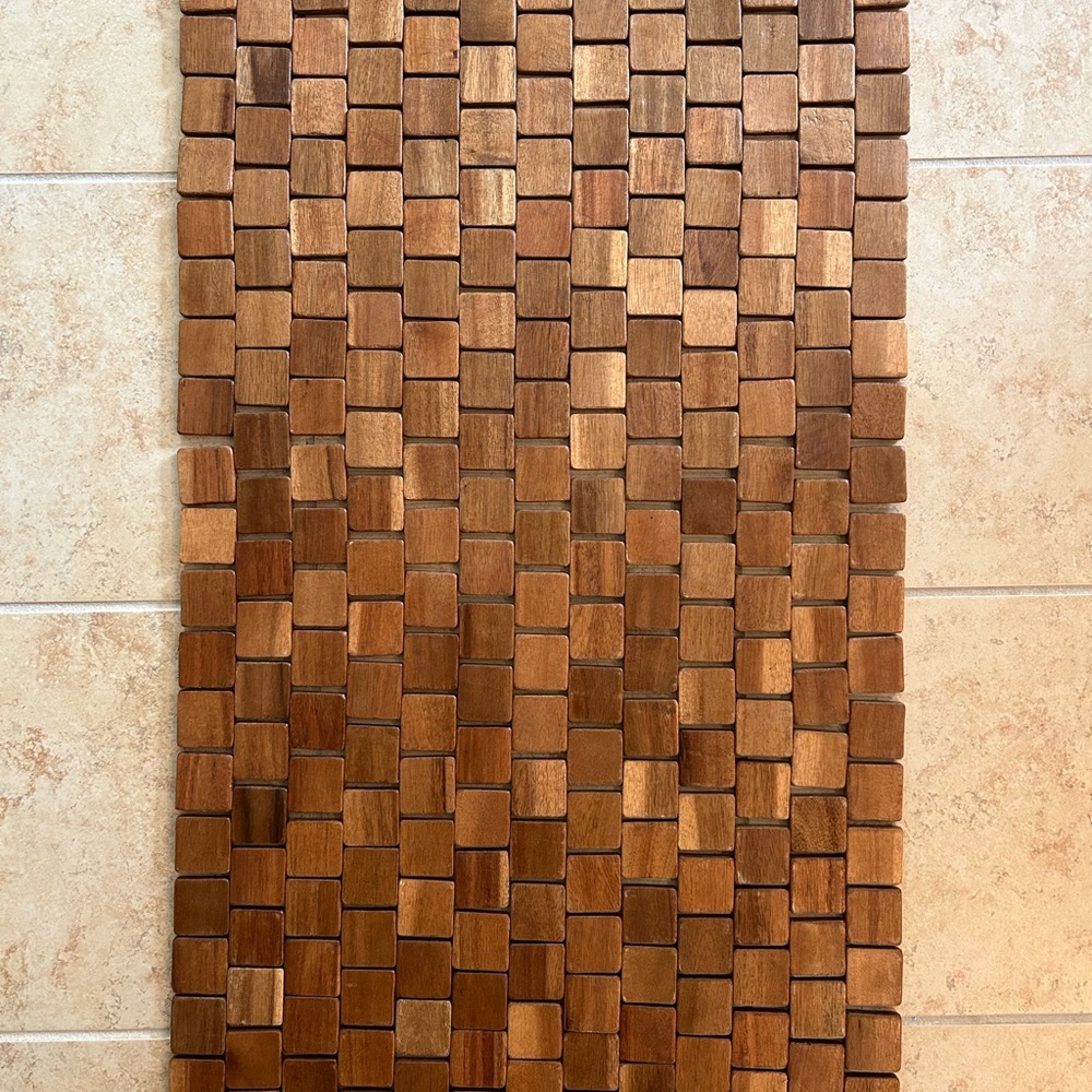 Tura Teak Wooden Bath Mat